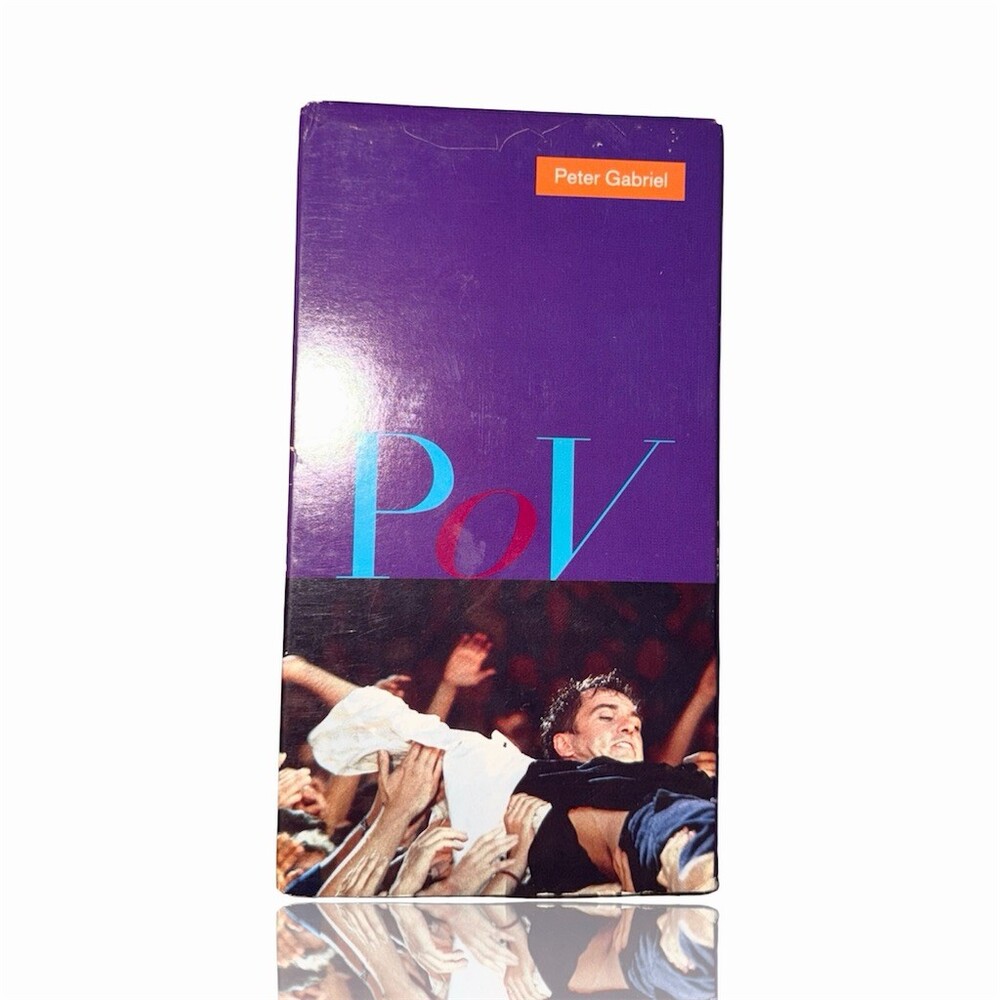 Peter Gabriel PoV (Point of View) VHS Tape 1990 Virgin Music Video